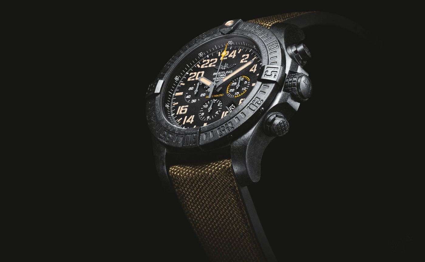 Breitling Avenger Hurricane 24 hour dial