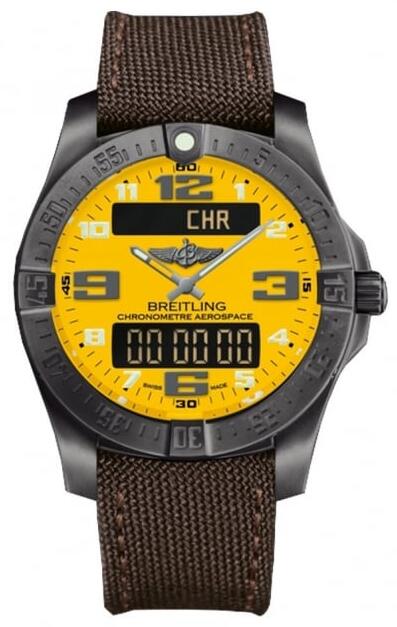 Yellow dial Breitling Aerospace Evo