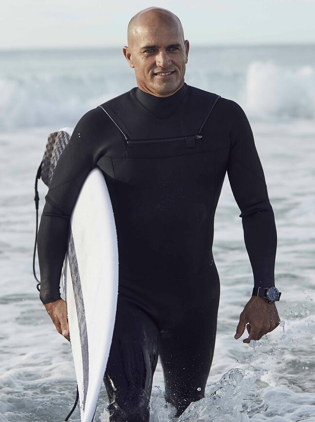 Hot knock-off watches are presented for Kelly Slater.