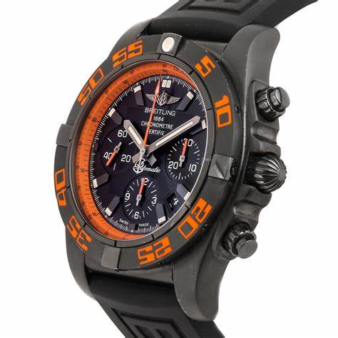 The black steel fake watches have black dials.