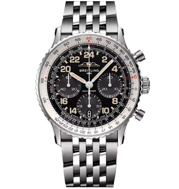 Breitling Navitimer dial and chronograph layout