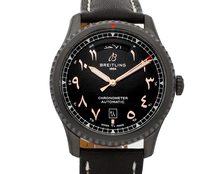 Breitling Aviator 8 Etihad Airways dial